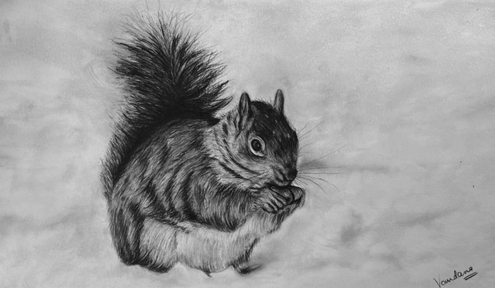 Winter’s Feast: A Squirrel Delight